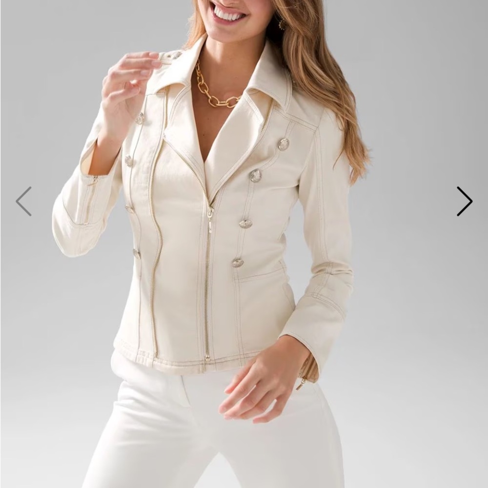Elegant Cream Women's Jacket